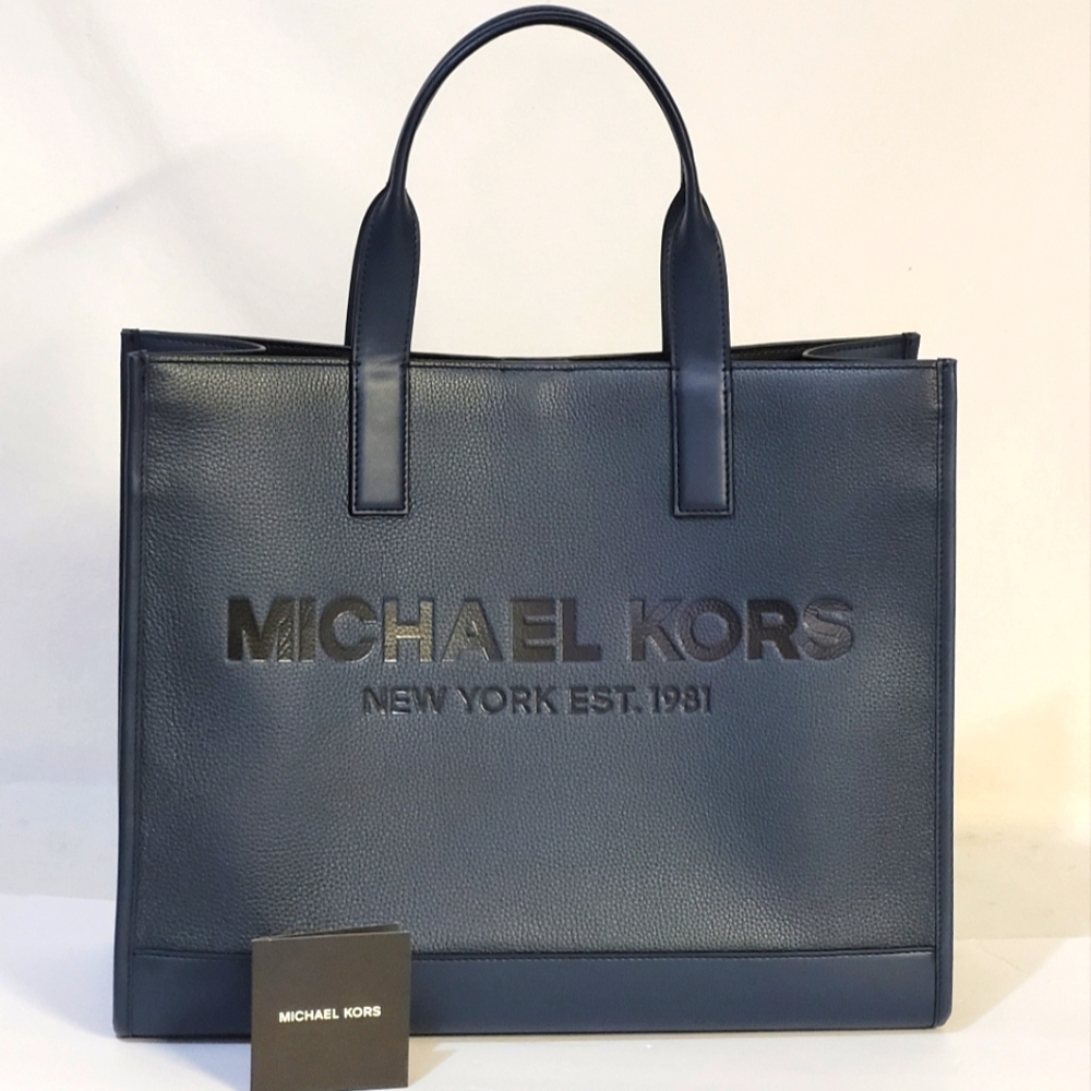 Michael Kors Navy Blue Tote Bag